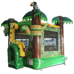 Rainforest Animal Kingdom Bouncy House