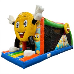 Mini Emoji Obstacle Bouncy Slide