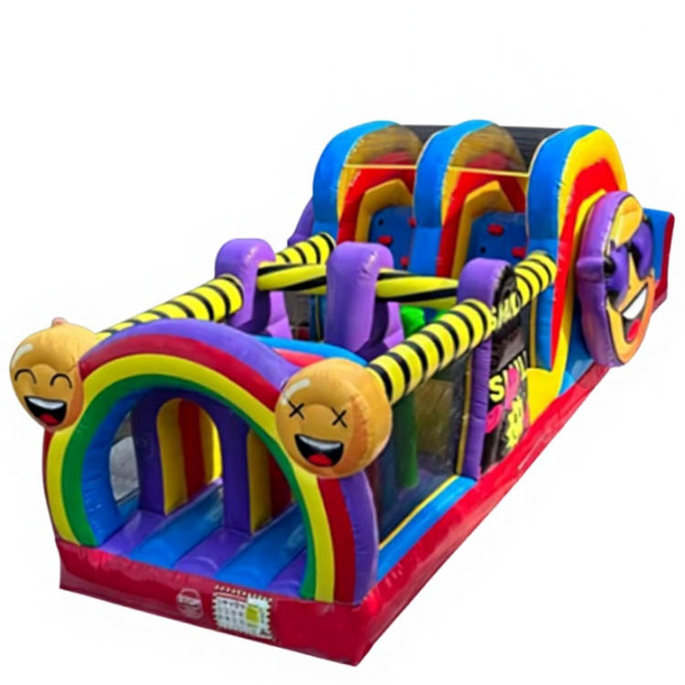 33ft Emoji Themed Obstacle Course