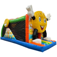 Mini Emoji Obstacle Bouncy Slide