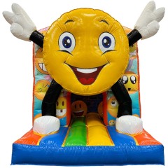 Mini Emoji Obstacle Bouncy Slide
