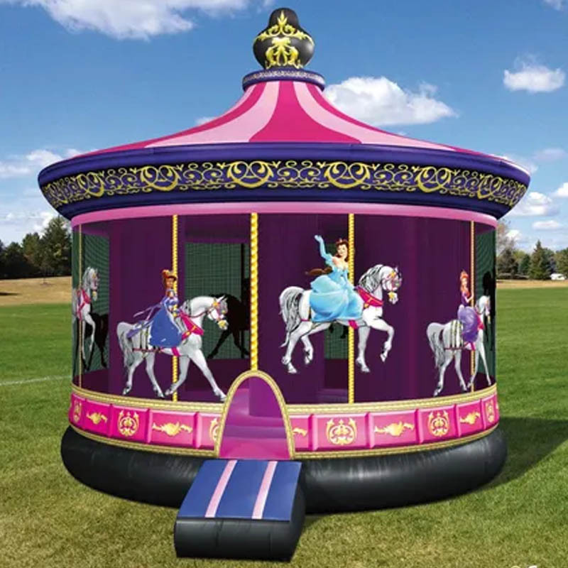 Pink Carousel Bouncers for Girls