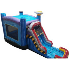 Space Shuttle Bouncer w/ Water Slide