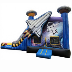 Space Shuttle Bouncer w/ Water Slide