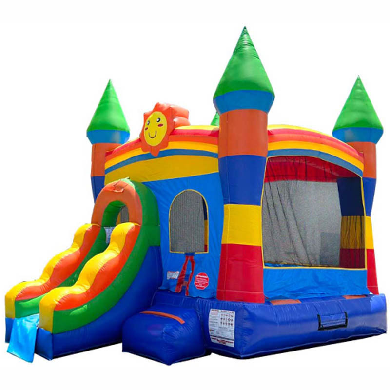 Rainbow Emoji Bounce Front Slide