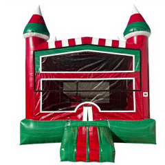 Christmas Bounce House w/ Banner Zone