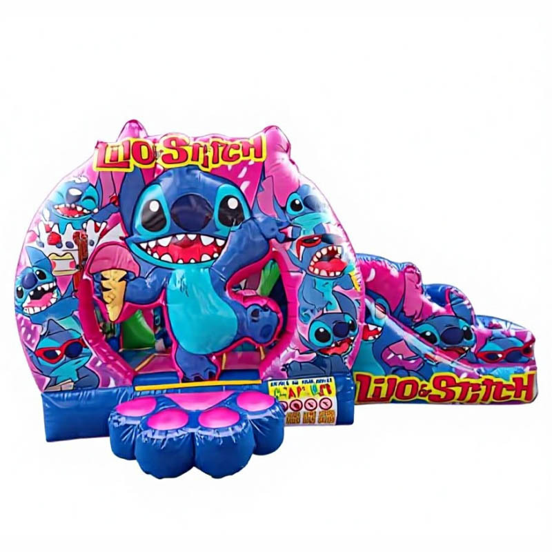 Stitch Jumping Castle Slide