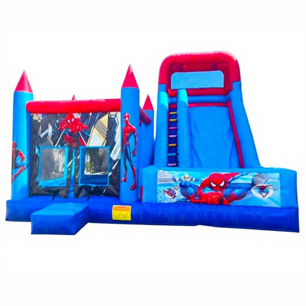 Spiderman Jumping Castle Slide