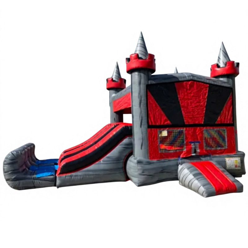 Red Black Banner Castle ombo