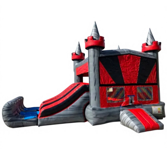 Red Black Banner Castle ombo