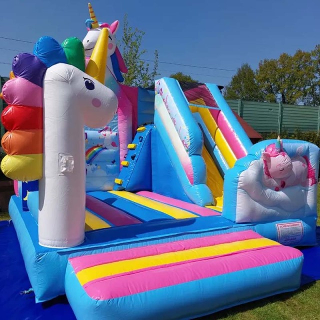Unicorn Bouncy Castle Playland