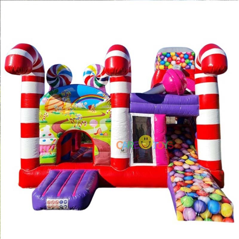 Candy Land Bouncy Castle w/ Slide