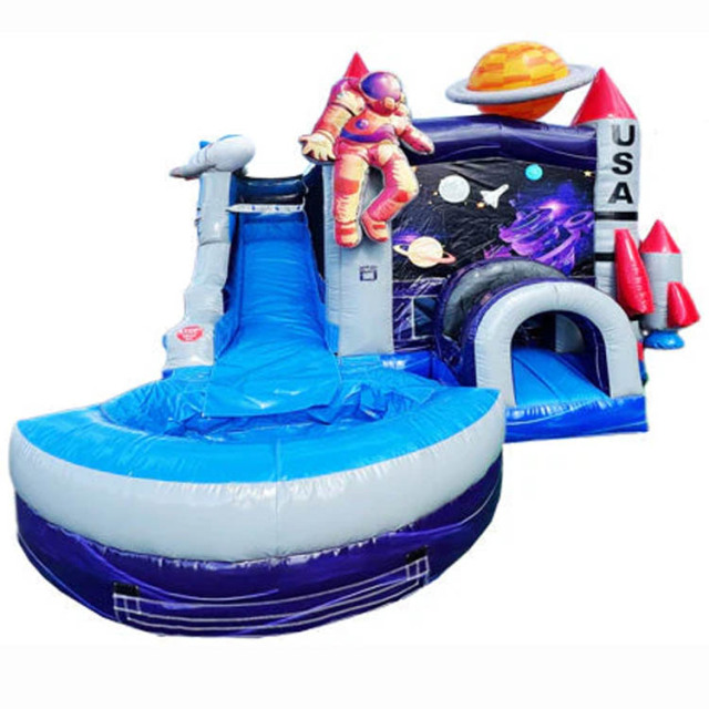 Space Astronaut & Rocket Bouncer w/ Detachable Pool