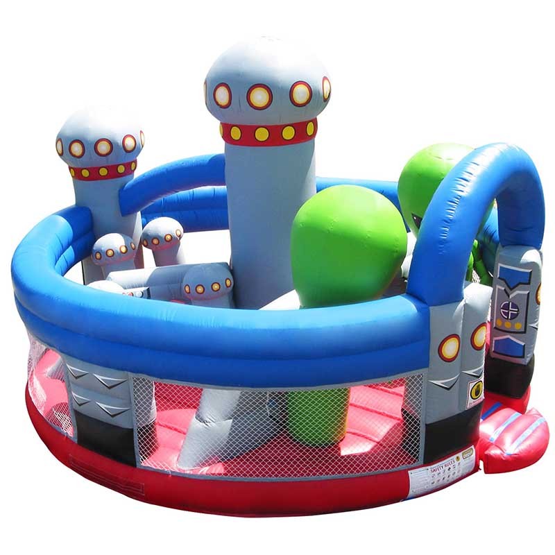 Space Station Alien Inflatable Playground