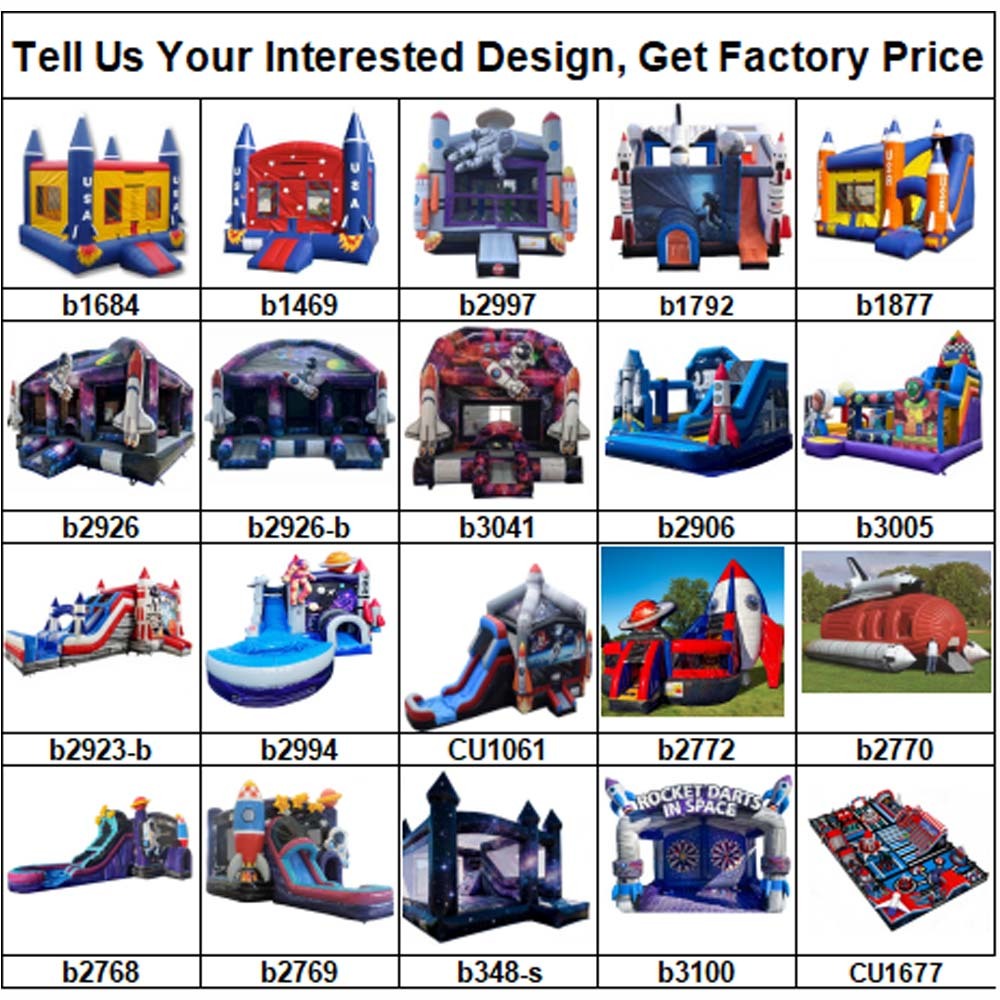 Space Shuttle & Astronaut Themed Bounce House