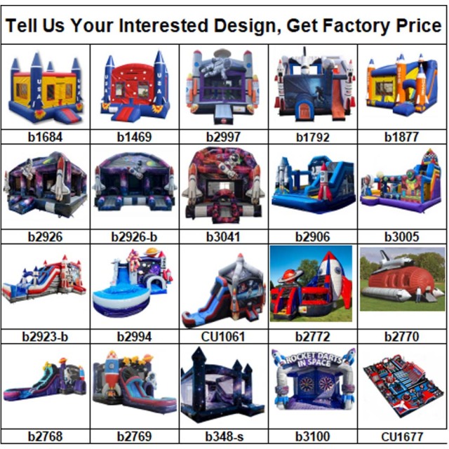 Space Shuttle & Astronaut Themed Bounce House
