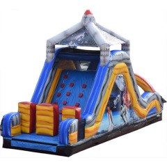 Rocket Inflatable Obstacle Climbing Slide