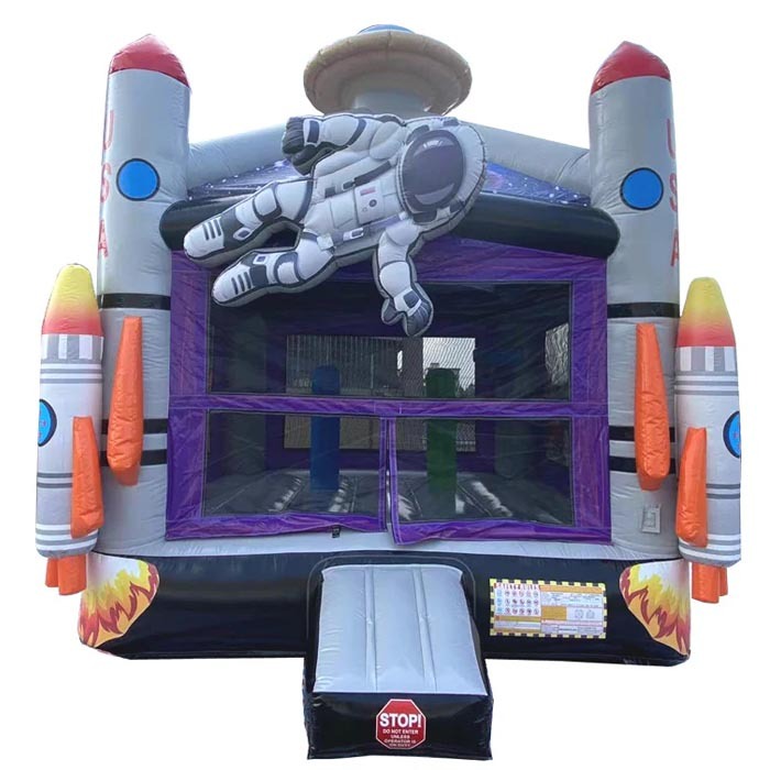 Rocket & Astronaut Moon Bounce