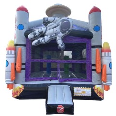 Rocket & Astronaut Moon Bounce