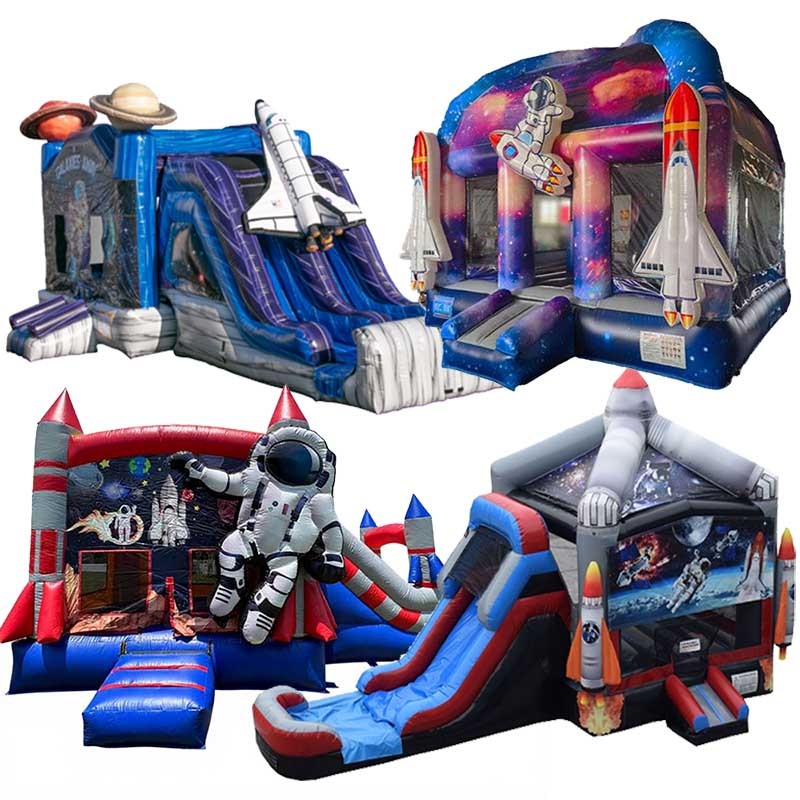 Space Shuttle & Astronaut Themed Bounce House