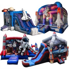 Space Shuttle & Astronaut Themed Bounce House