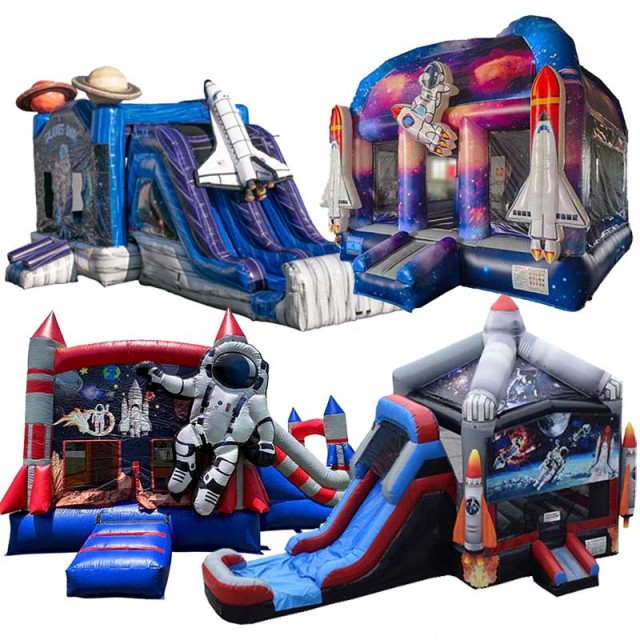Space Shuttle & Astronaut Themed Bounce House