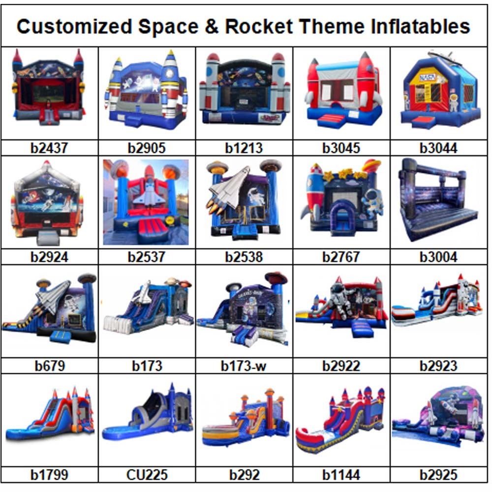 Space Shuttle & Astronaut Themed Bounce House