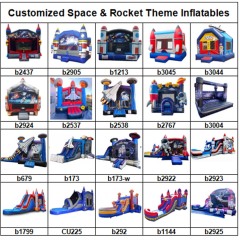 Space Shuttle & Astronaut Themed Bounce House