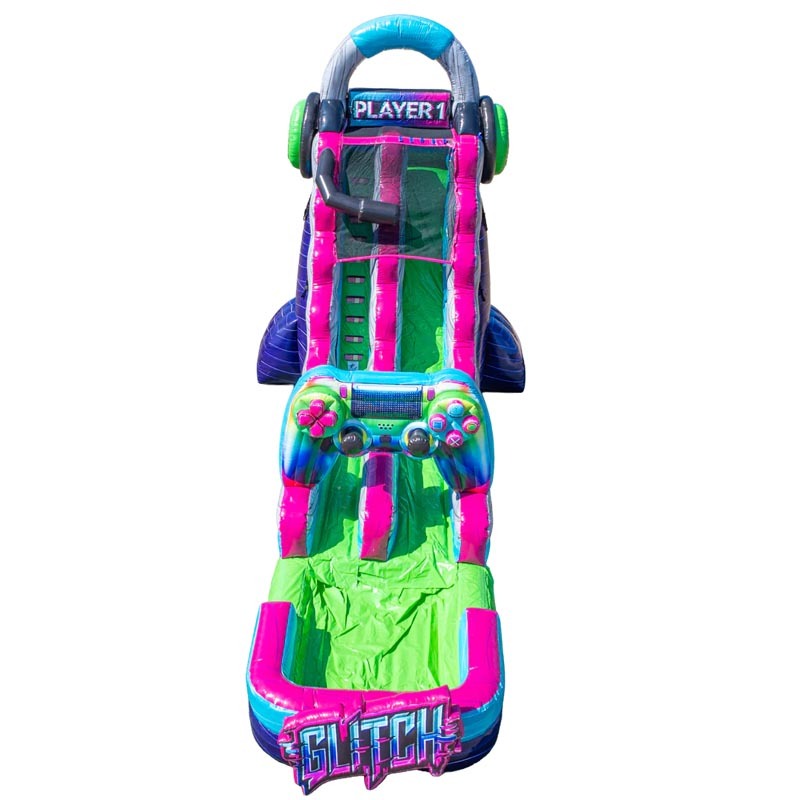22ft Gamer Party Single Lane WaterSlide