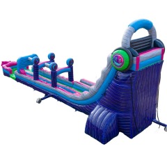 27ft Tall Retro Gaming Water Slide w/ Slip N Slide