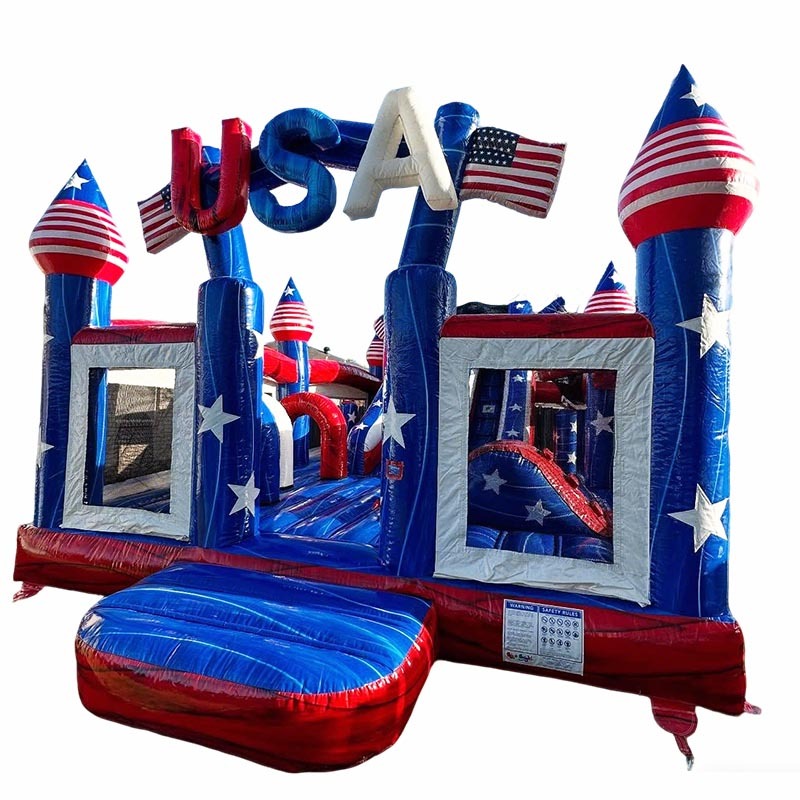 Star Spangled USA Inflatable Playland