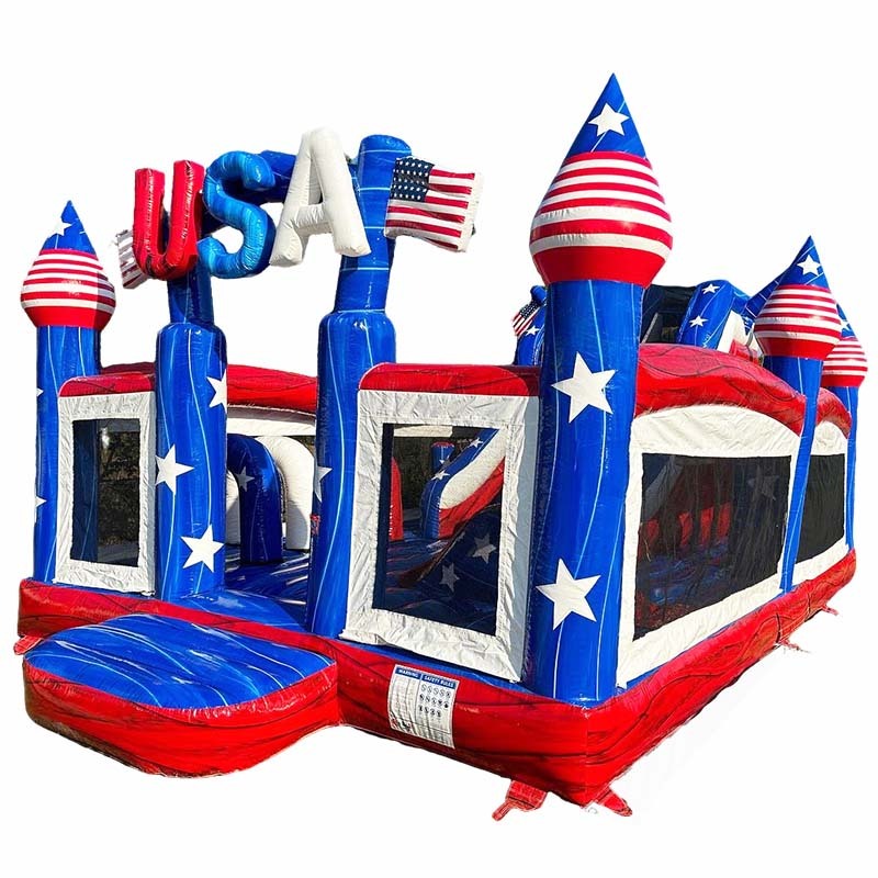 Star Spangled USA Inflatable Playland