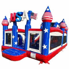 Star Spangled USA Inflatable Playland