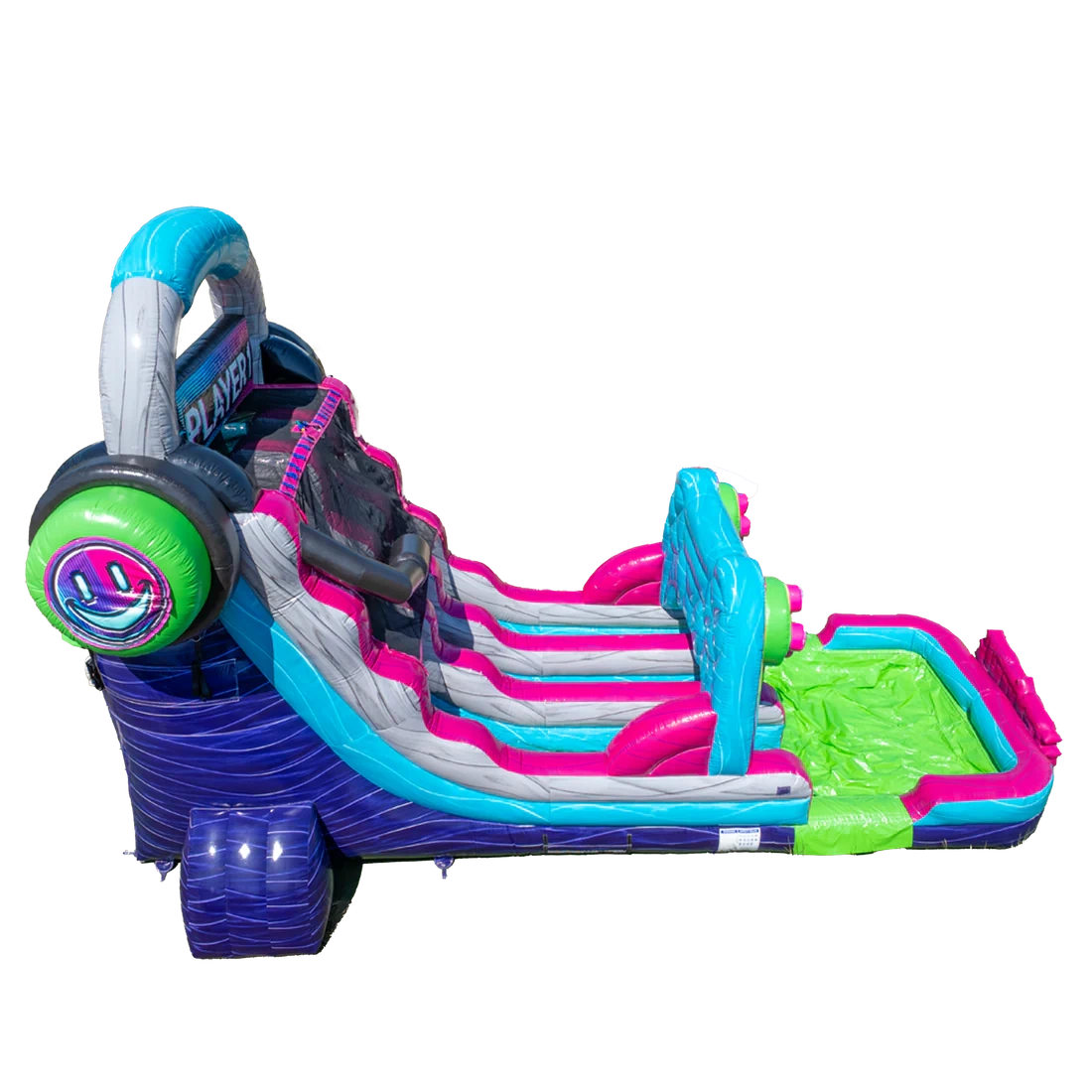 22ft Gaming Controller Dual Lane Water Slide