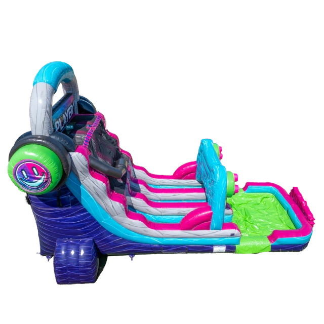 22ft Gaming Controller Dual Lane Water Slide