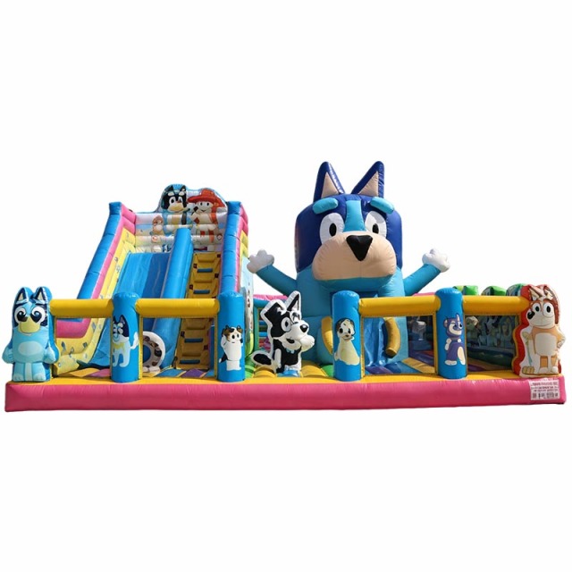 Large Bluey Theme Inflatable Playground