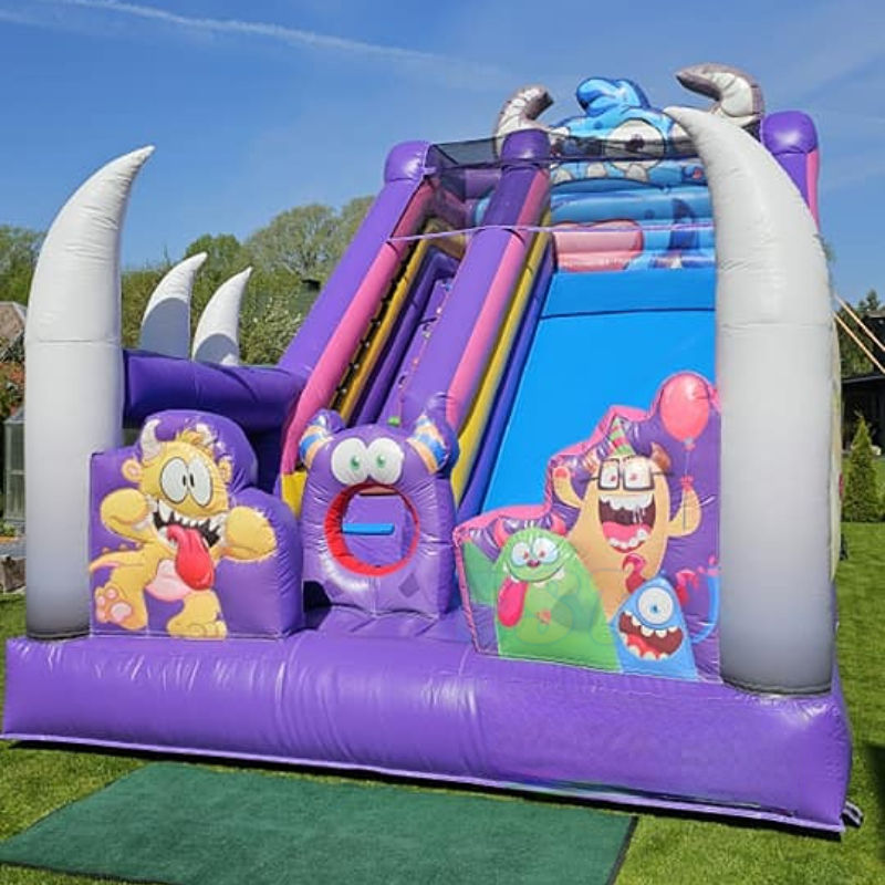 Cartoon Monsters Bouncy Slide