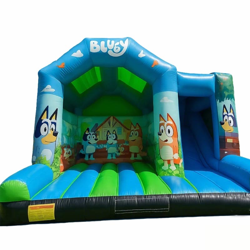 Bluey Bouncy Castle With Slide