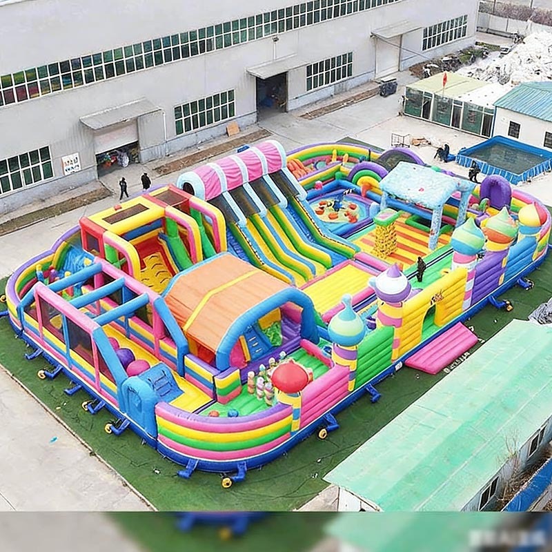 30*20m Large Outdoor Inflatable Games World