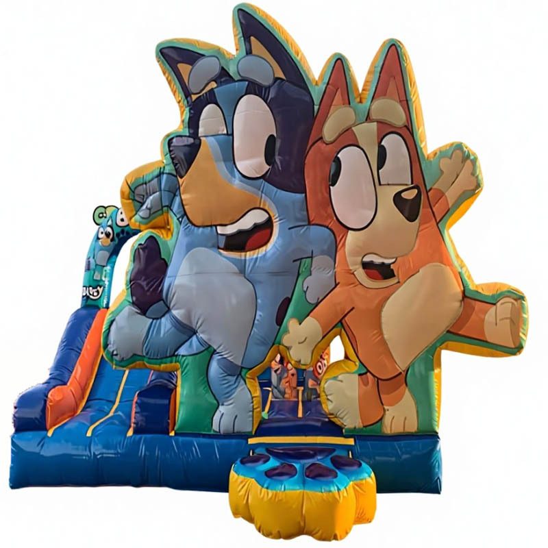 Bluey Inflatable Castle Slide Combo