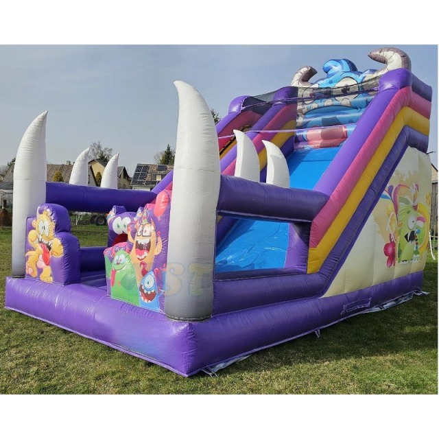 Cartoon Monsters Bouncy Slide