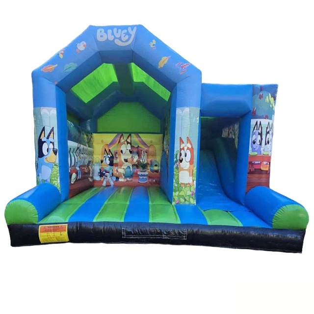 Bluey Bouncy Castle With Slide