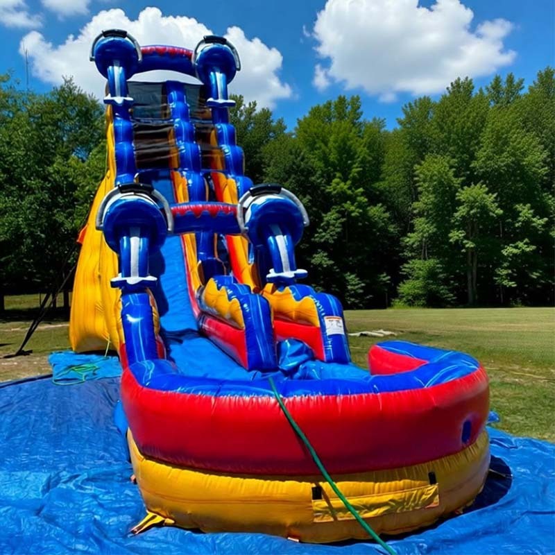 21ft Bucket Splash Water Slide