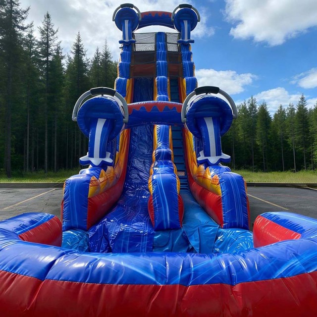 21ft Bucket Splash Water Slide