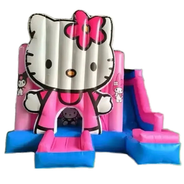 Hello Kitty Inflatable Castle With Slide