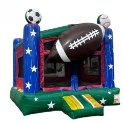 Sports Inflatable Bouncer with 3D American Football