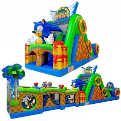 Sonic Themed Obstacle Course
