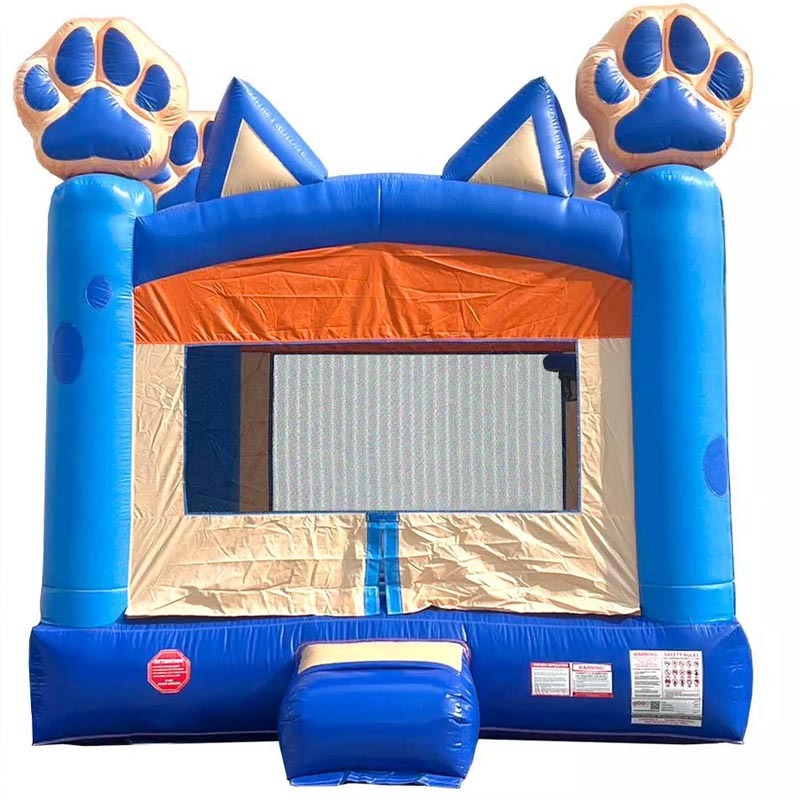 Blue Puppy Dog Bounce House