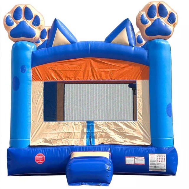 Blue Puppy Dog Bounce House