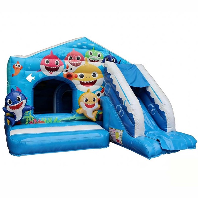 Baby Shark Bouncy House Slide Combo